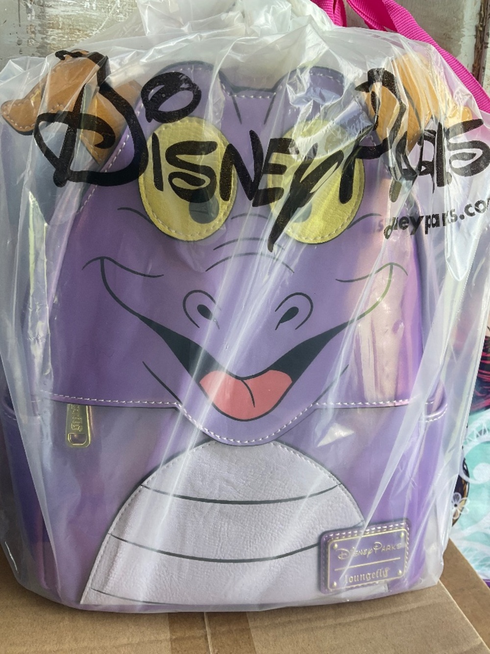 Disney parks Figment cosplay Loungefly